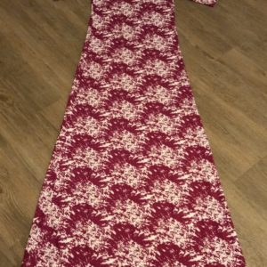 Maxi Peep-Shoulder Dress