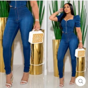 Women's Solid Stretch Jeans (Plus)