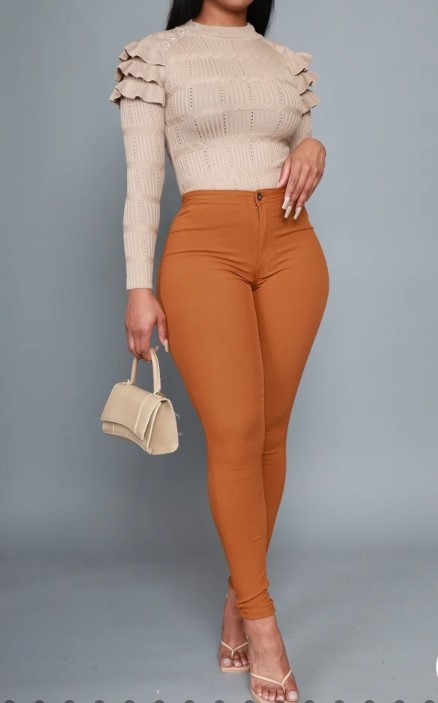 Women's Hi-Waist Stretch Pants