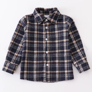 Boy's Plaid Button Down Shirt